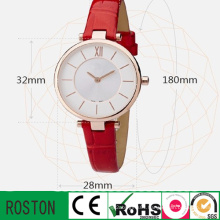 Genuine Leather Strap Fashion Ladies Watch